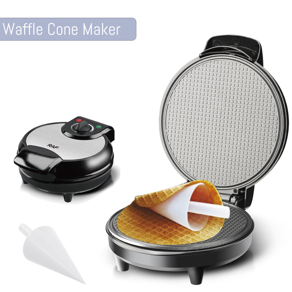 Waffle Cone Maker - آلة صنع مخروط الوافل الكهربائية مع