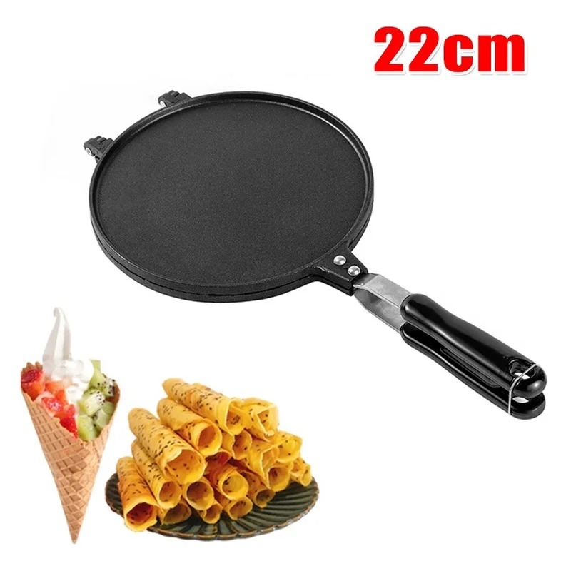 Egg Waffle Pan - 22 سینٹی میٹر نان اسٹک ایگ