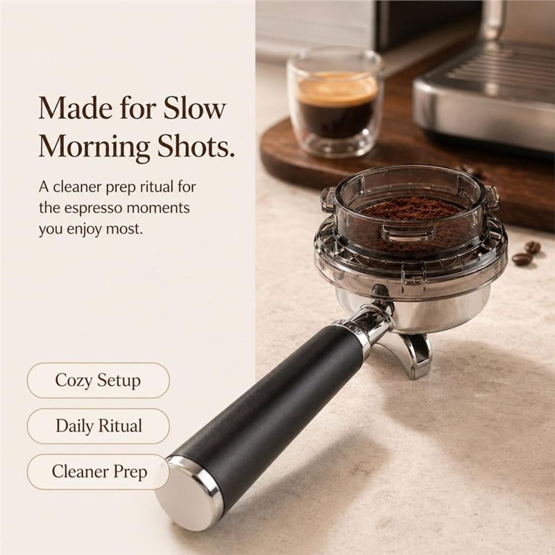 Breville Espresso Barista Express - عرض ساخن على مصفوفة توزيع القهوة