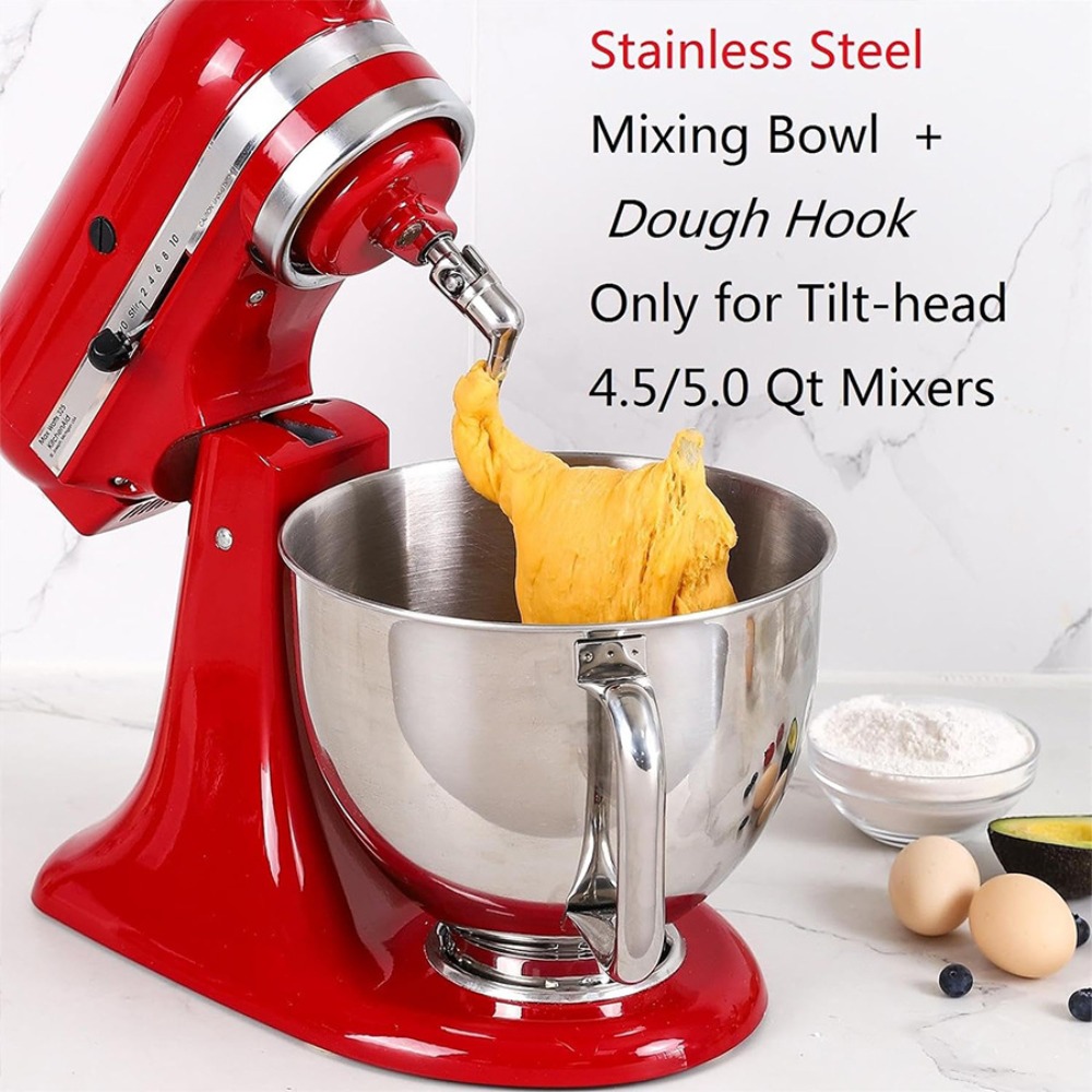 وعاء خلاط 4.5-5 كيو تي من الفو - مراجعة Kitchenaid Mixer Artisan 5Qt وسعره