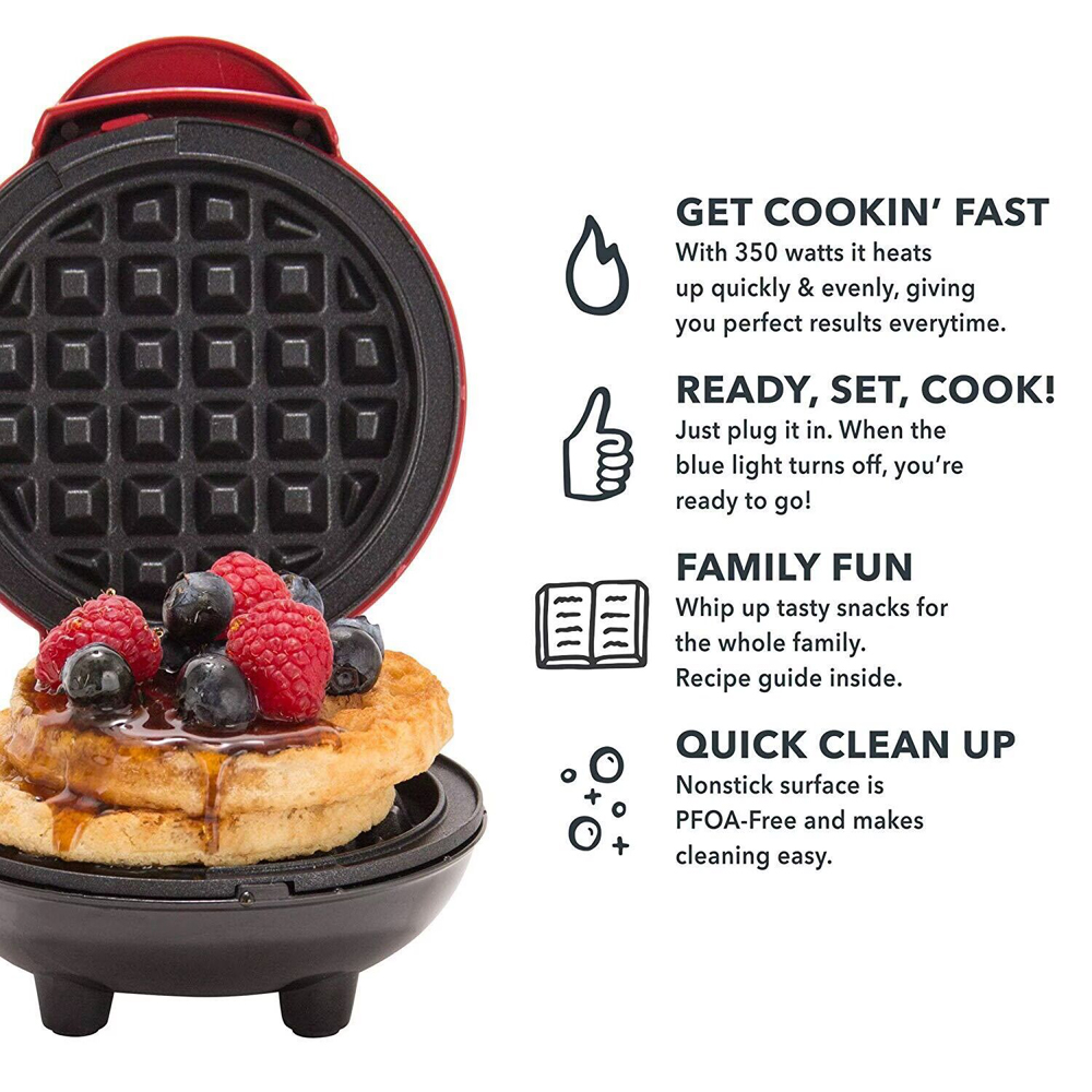 جهاز صنع الوافل الصغير، فرن كع - مراجعة Egg Waffle Pan وسعره