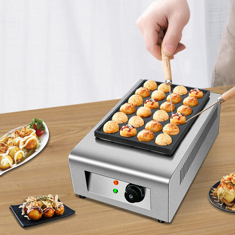 ماكينة شواية كرة تاكوياكي كهرب - مراجعة Takoyaki Grill Plate وسعره