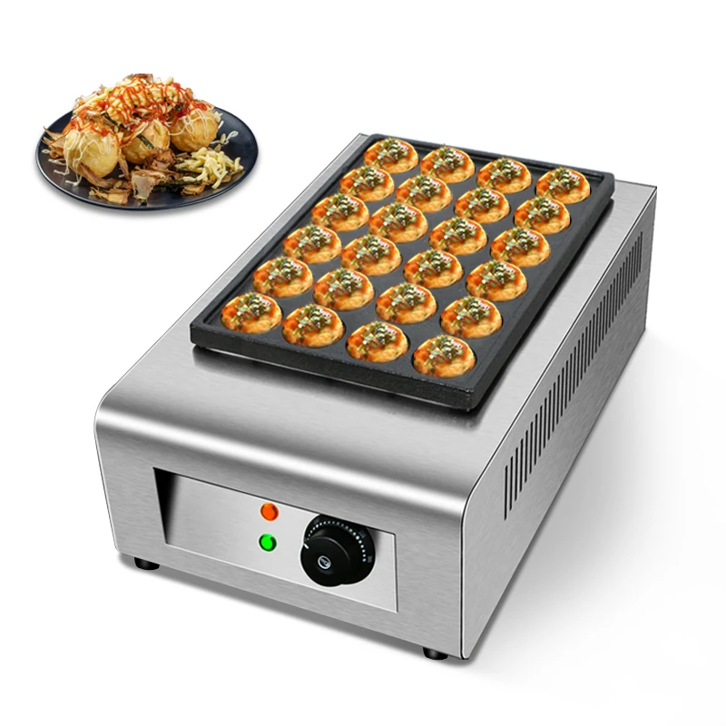 آلة شواء كهربائية تجارية عالية - مراجعة Takoyaki Grill Plate وسعره