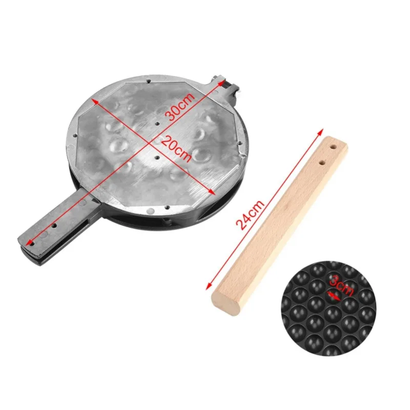 QQ صانع نفخة البيض المنزل غاز  - مراجعة Egg Waffle Pan وسعره