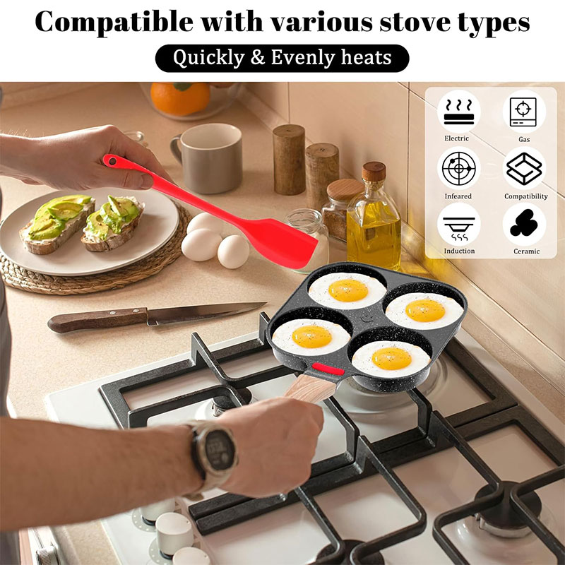 مقلاة البيض العميقة مع غطاء 4- - مراجعة Mini Pancake Griddle وسعره