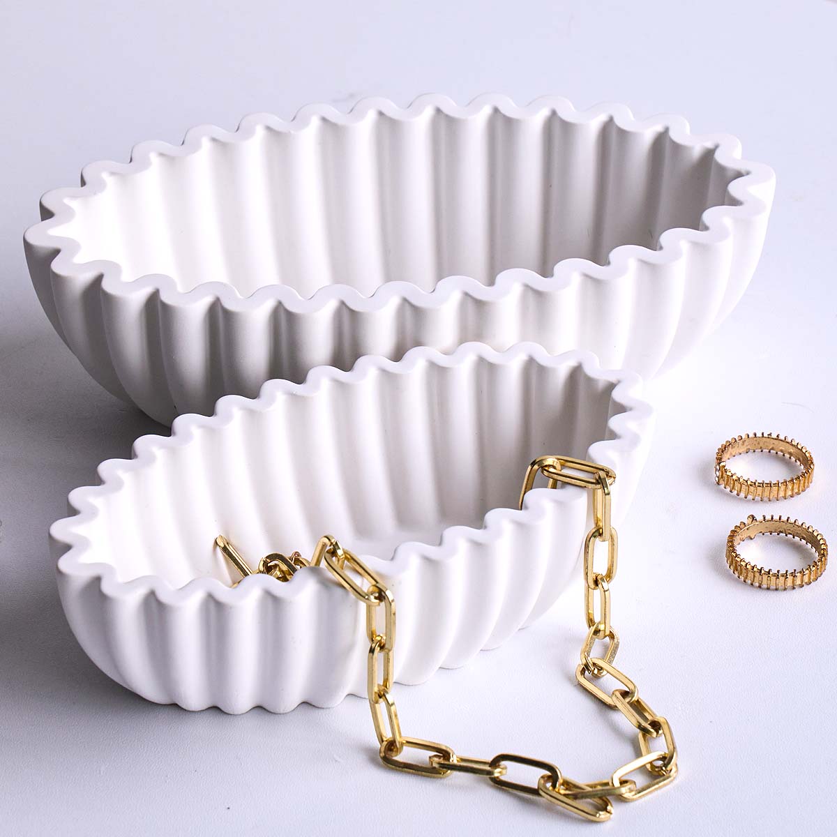 قالب سيليكون بيضاوي مخطط للتخز - مراجعة Potsticker Mold وسعره