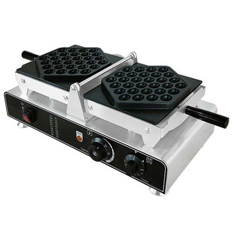 1500 واط صانع الوافل التجارية  - مراجعة Egg Waffle Pan وسعره