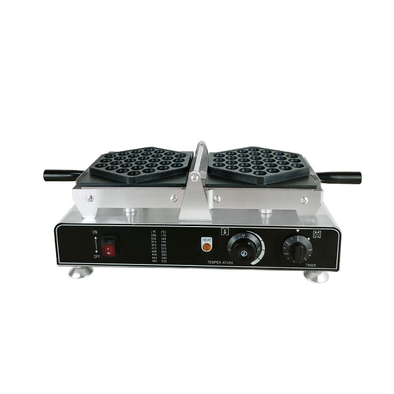1500 واط صانع الوافل التجارية  - مراجعة Egg Waffle Pan وسعره
