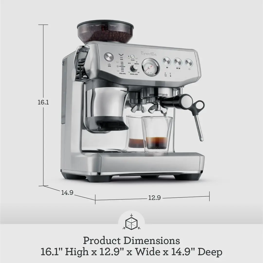 ماكينة إسبريسو بريفيل باريستا  - مراجعة Breville Espresso Barista Express وسعره