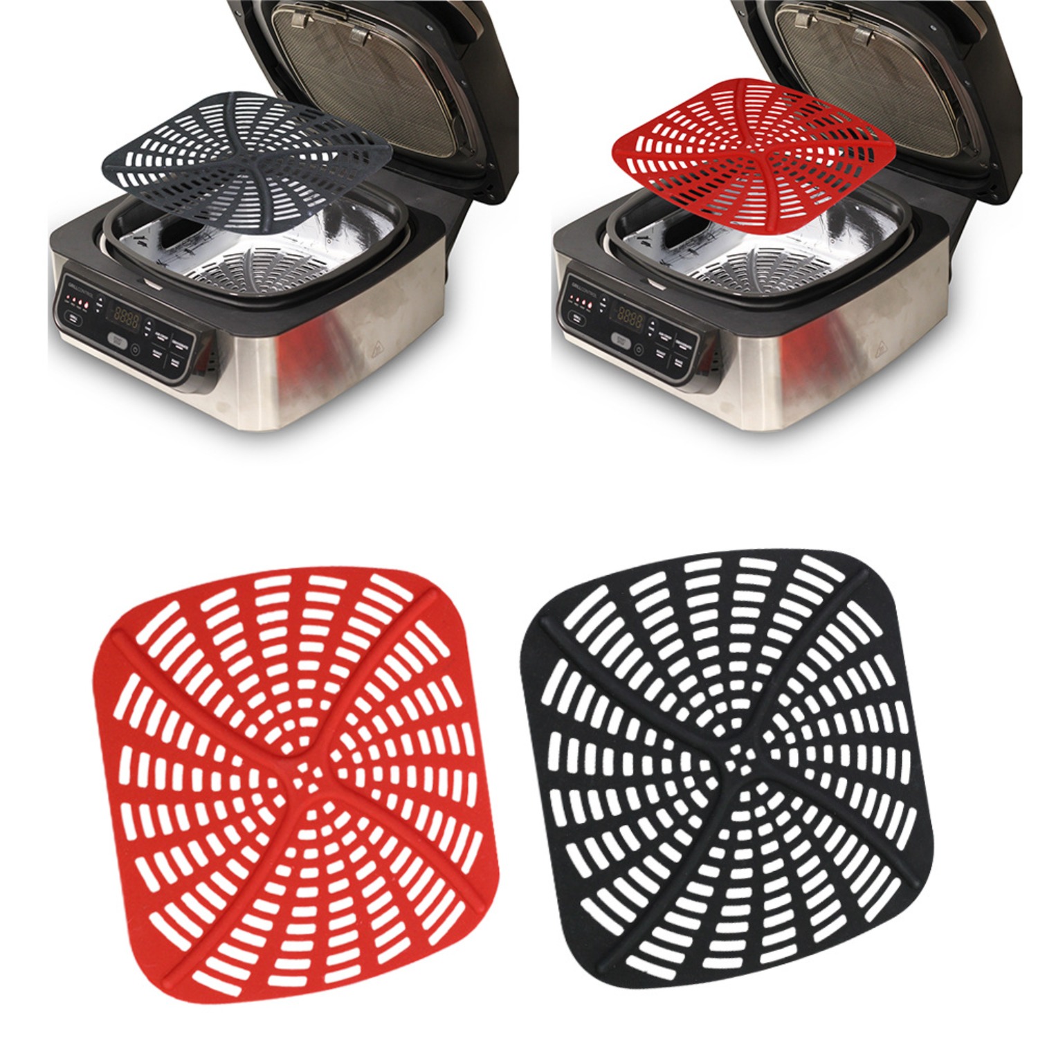 2 قطعة مجموعة بطانة سيليكون قا - مراجعة Ninja Air Fryer Af300 وسعره